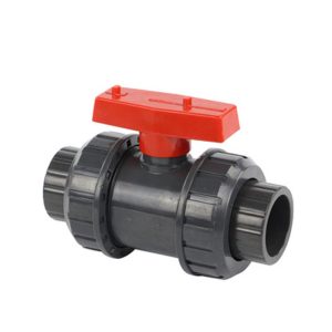 PVC TRUE UNION BALL VALVE SOCKET RED HANDLE