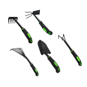 GREEN GLOW GARDEN TOOL SET 5PCS