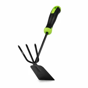 GREEN GLOW GARDEN SHORT HAND HOE & FORK 2-IN-1