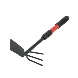 GREEN GLOW 2-IN-1 GARDEN LONG HAND HOE & FORK