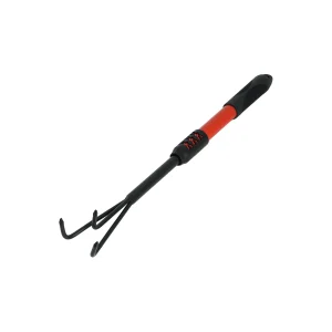 GREEN GLOW GARDEN LONG HAND 3 PRONGED RAKE