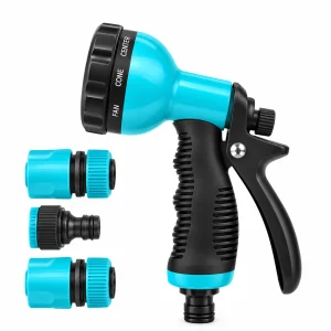 9 Pattern Garden Hose Spray Gun Fittings Included